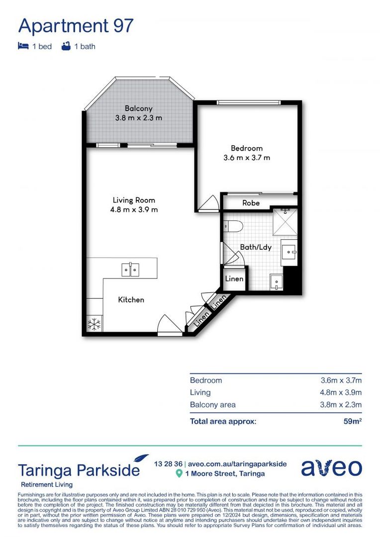 Spacious ground-level apartment