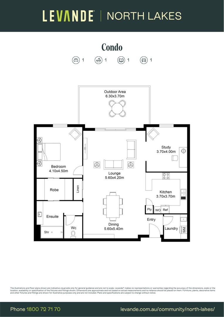 One Bedroom + Study Apartments | Enquire to join our waitlist