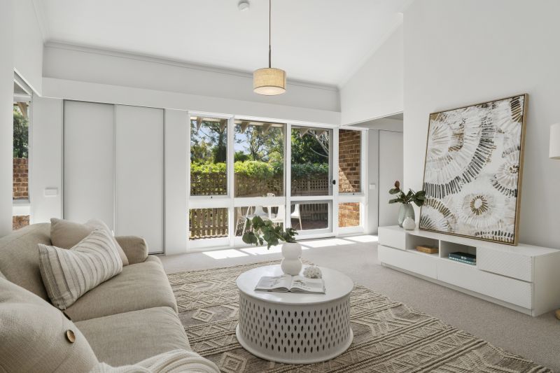 Fully renovated cottage-style retirement unit basks in warm north aspect