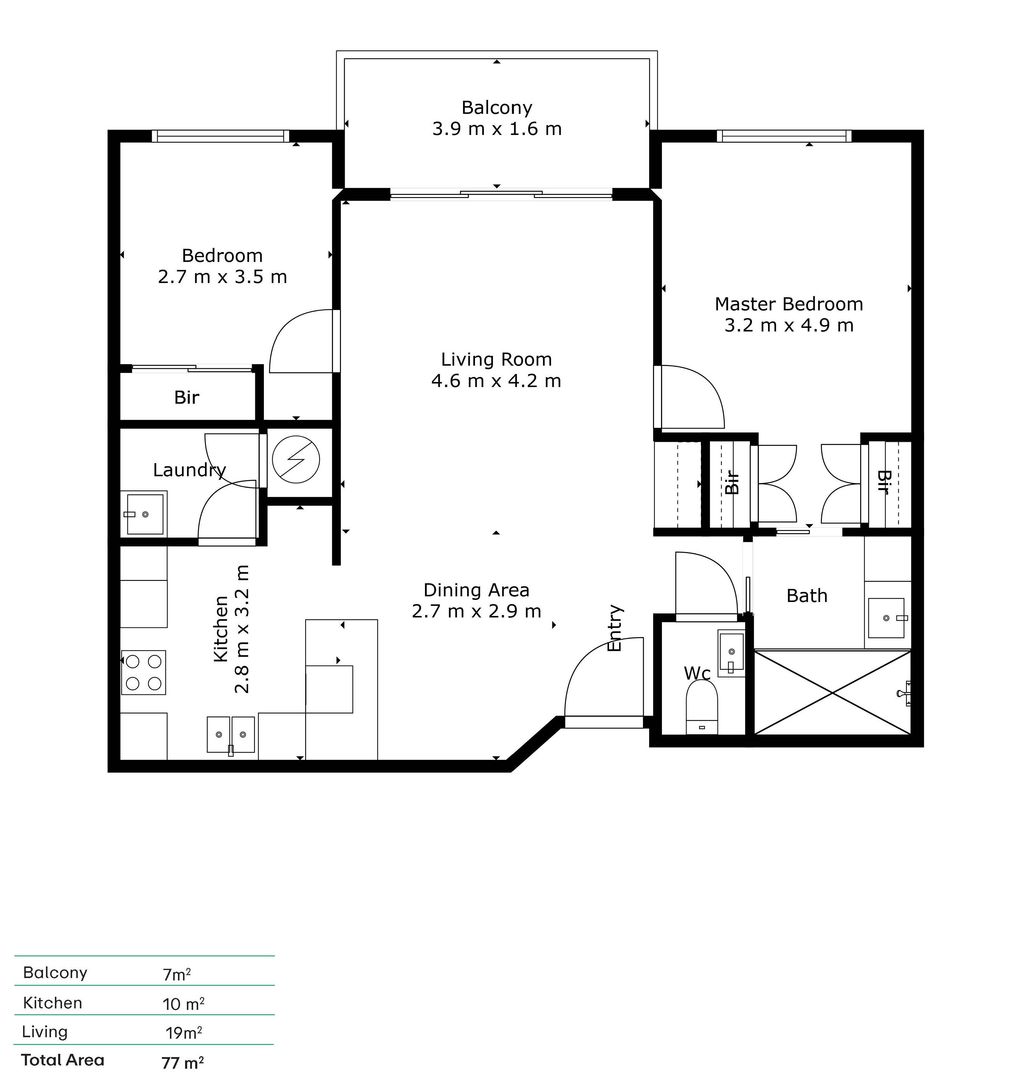Ground Floor Living by Water and Parkland