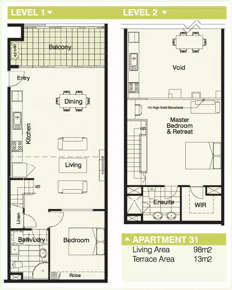 Terrace Loft In Warehouse Development