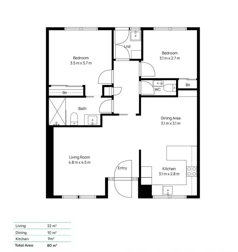 Refreshed, North-facing, in Prime Village Position
