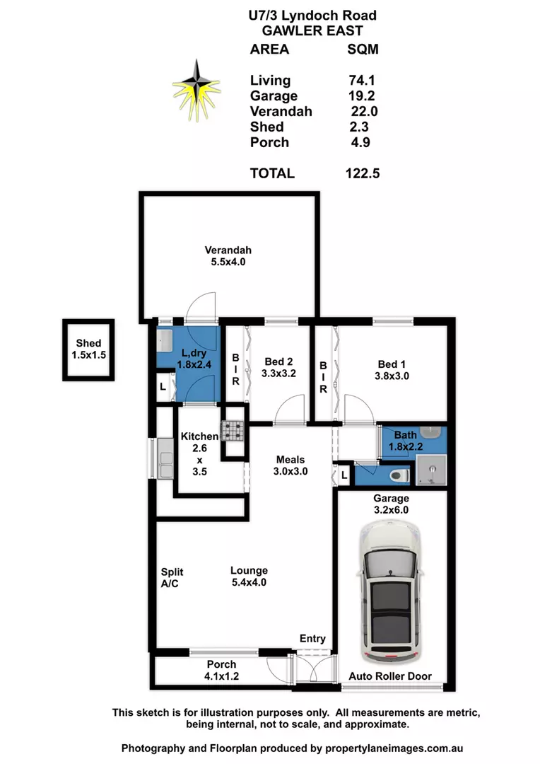 Two Bedroom only 100 metres from Main Street