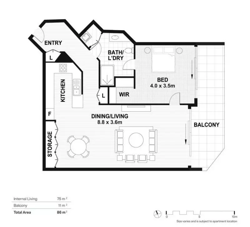 Elevated Apartment with Rushcutters Bay Views