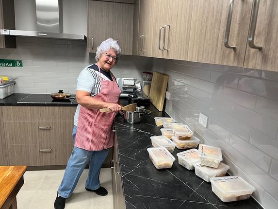 Retirement village cooking to support their residents
