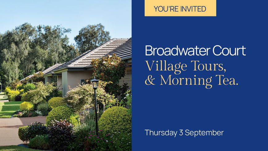 Village Tour and Morning Tea at Living Choice Broadwater Court