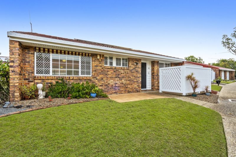 Beautiful two-bedroom, one bathroom villa with covered rear entertaining area.