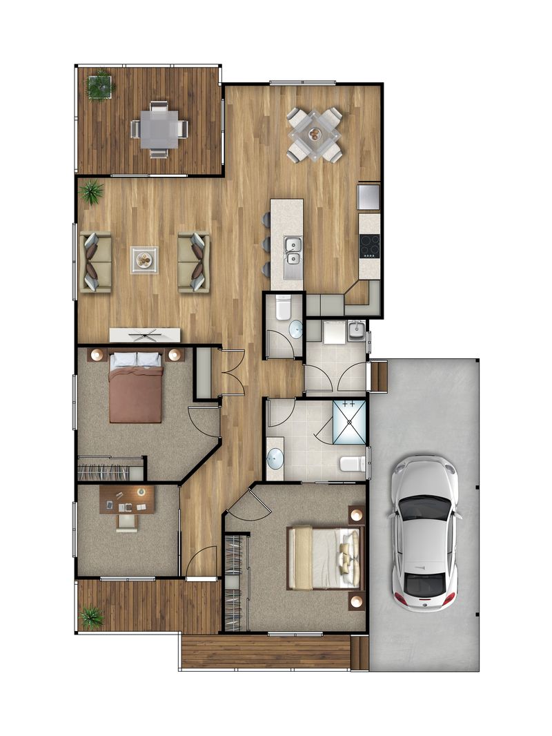 Modern home with room to live!