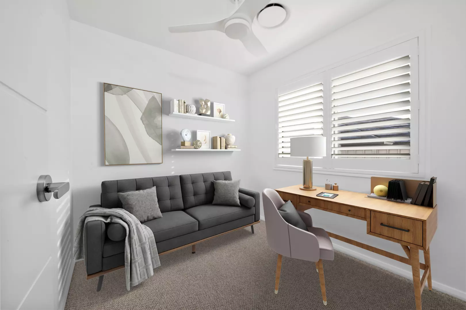 New Modern - 2 bedroom + study