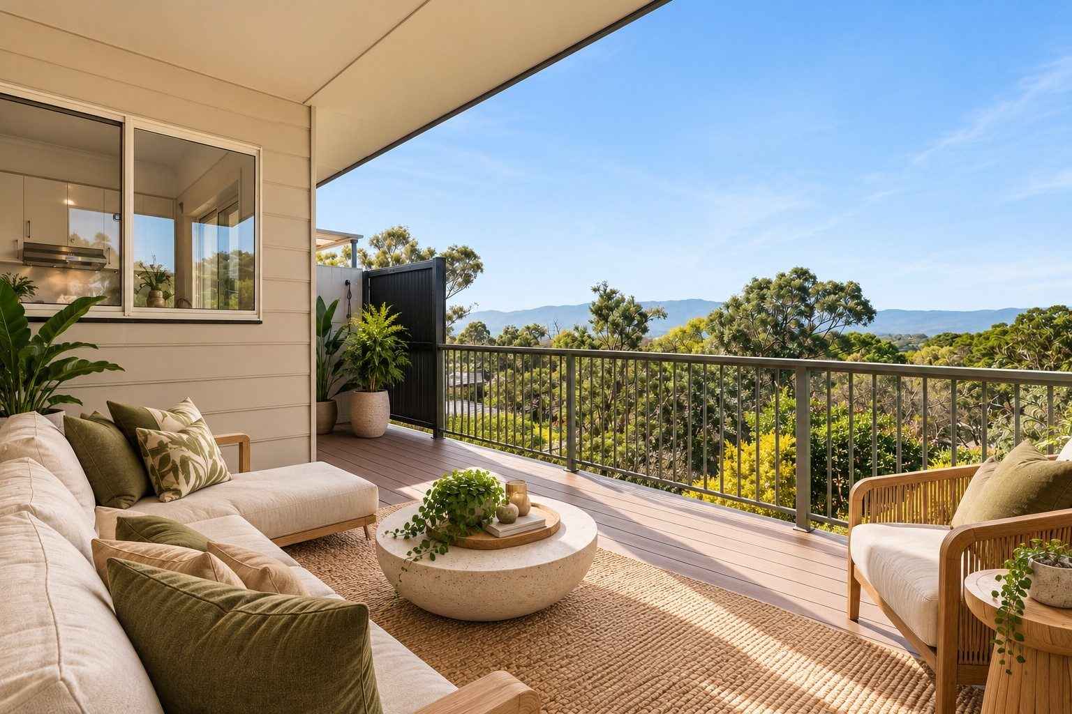 Delightful villa with mountain views