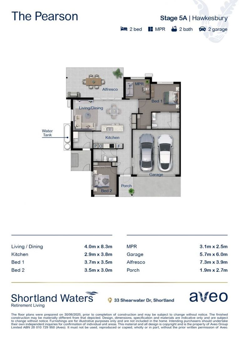 Sought-after 'Hawkesbury' villa design