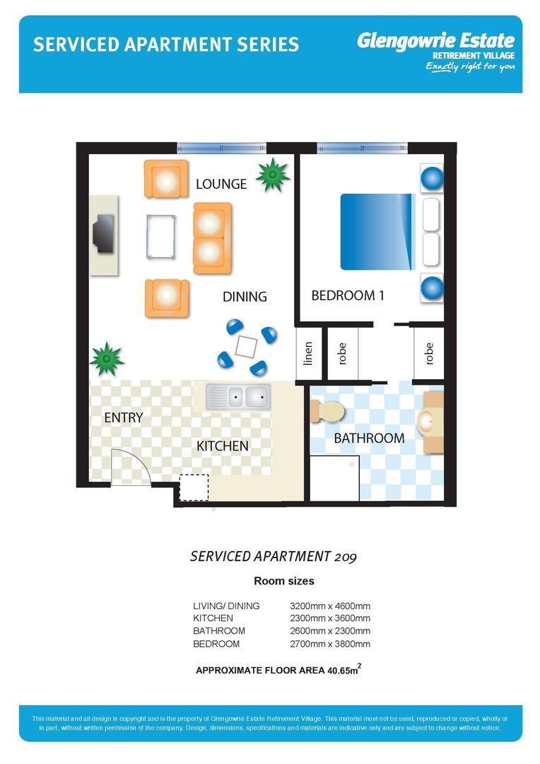 Spacious and stylish serviced apartments