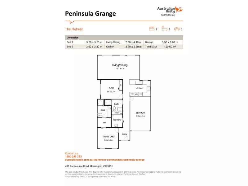 DEPOSIT TAKEN - 'The Retreat' 2br villa with sun-filled private garden