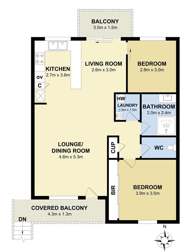 Open Plan Living with Views