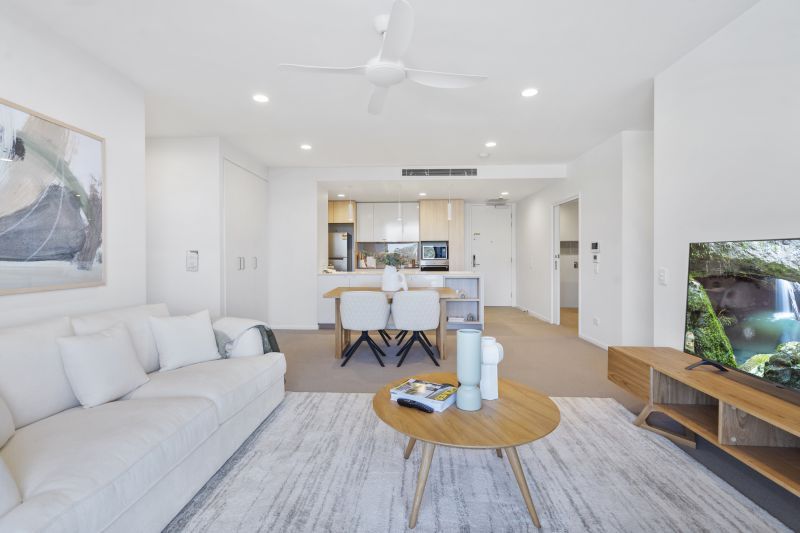 Enjoy the city lights from your living room.