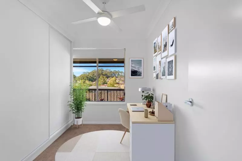 Elevated 2-bedroom villa with scenic views of the trees