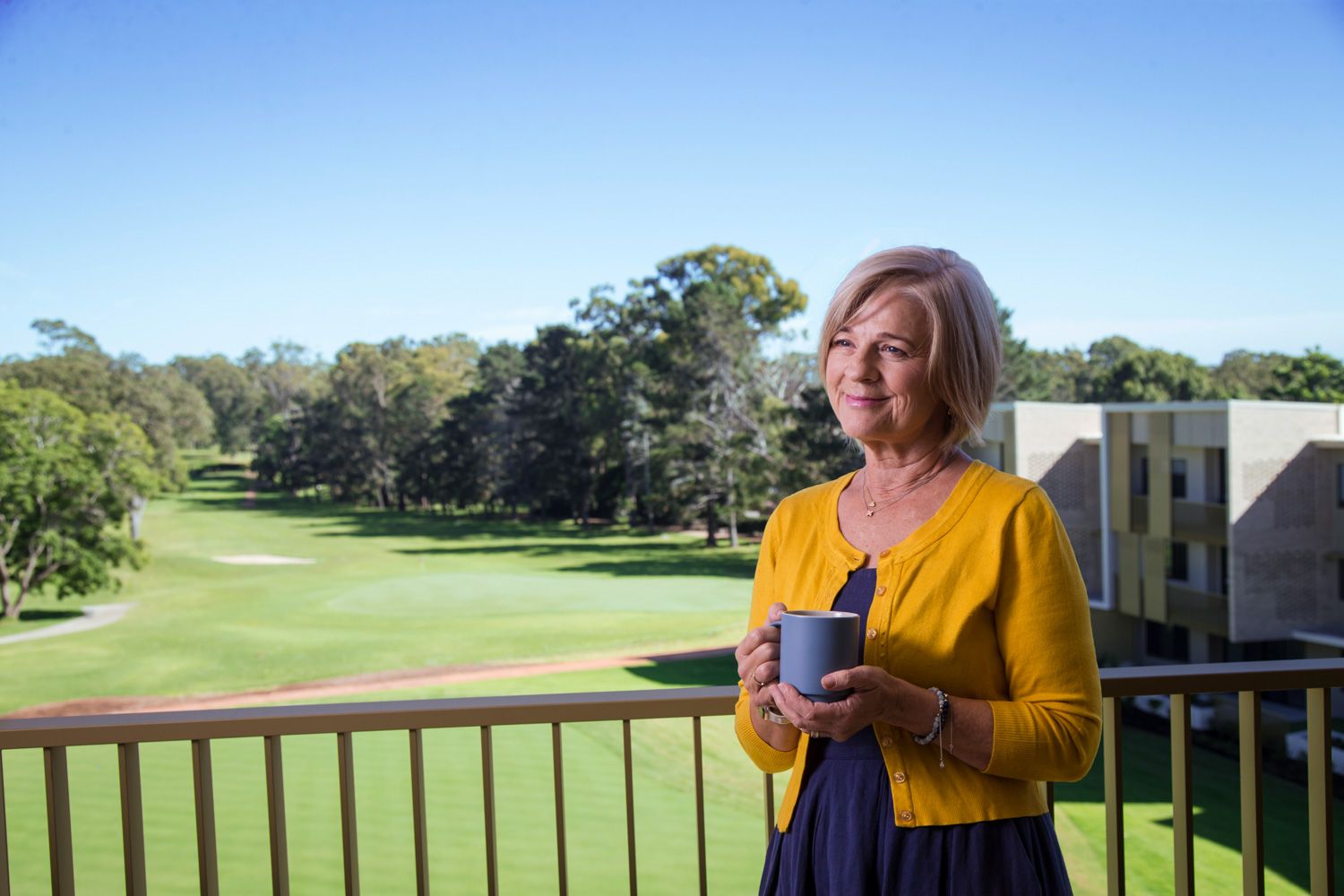 Enjoy lush green views down the ninth fairway - Type D