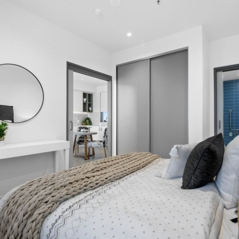 Easy lift access and gorgeous light filled corner apartment