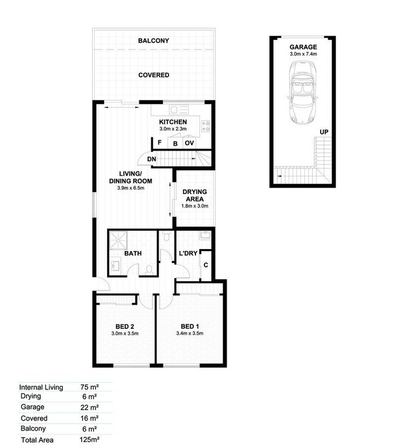 Well Designed, Light Filled Apartment