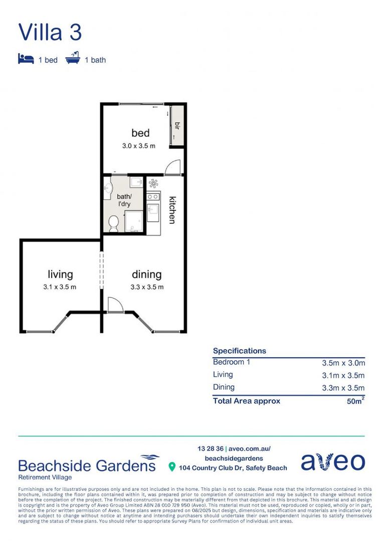 Newly renovated unit with open-plan living space