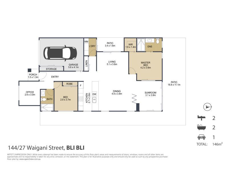 Site 144 - Established Coolum