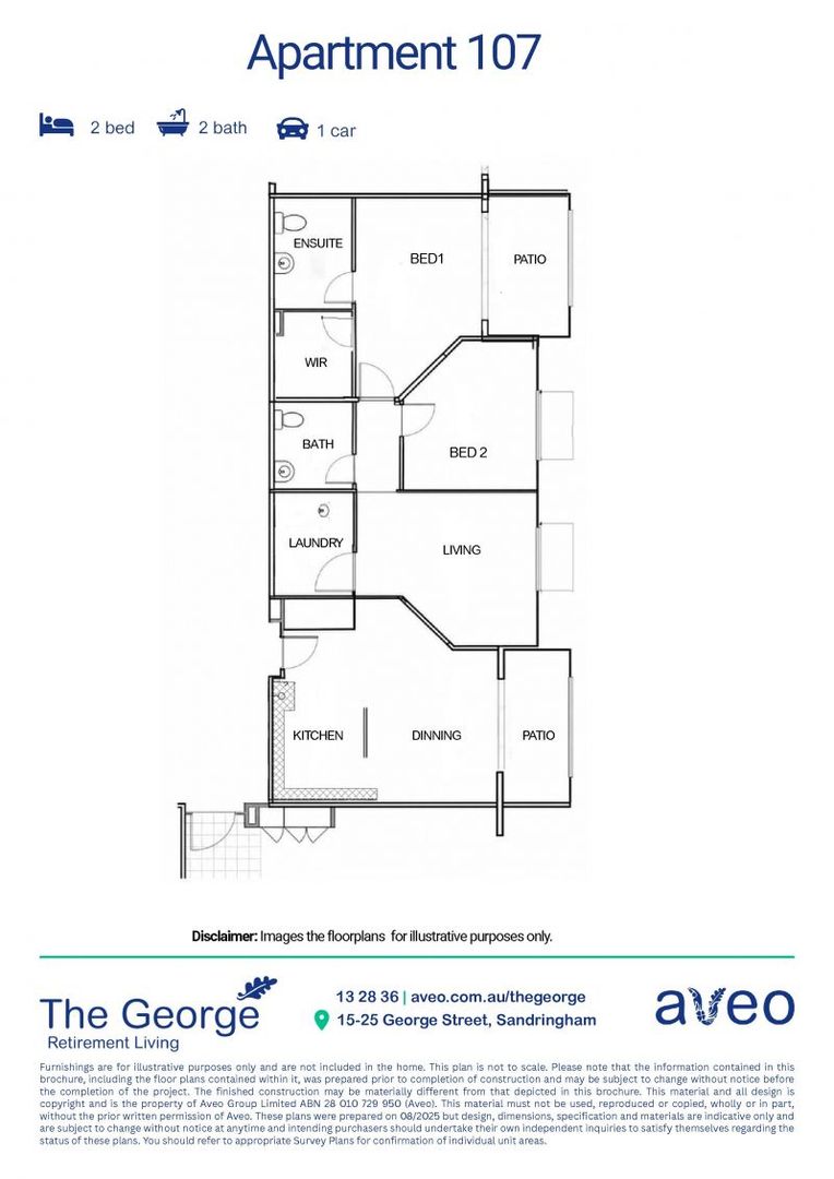 Beautiful architect designed 2 bed, 2 bath apartment on the ground floor.