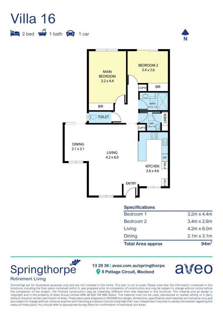 Stylish, Renovated 2-Bedroom Villa