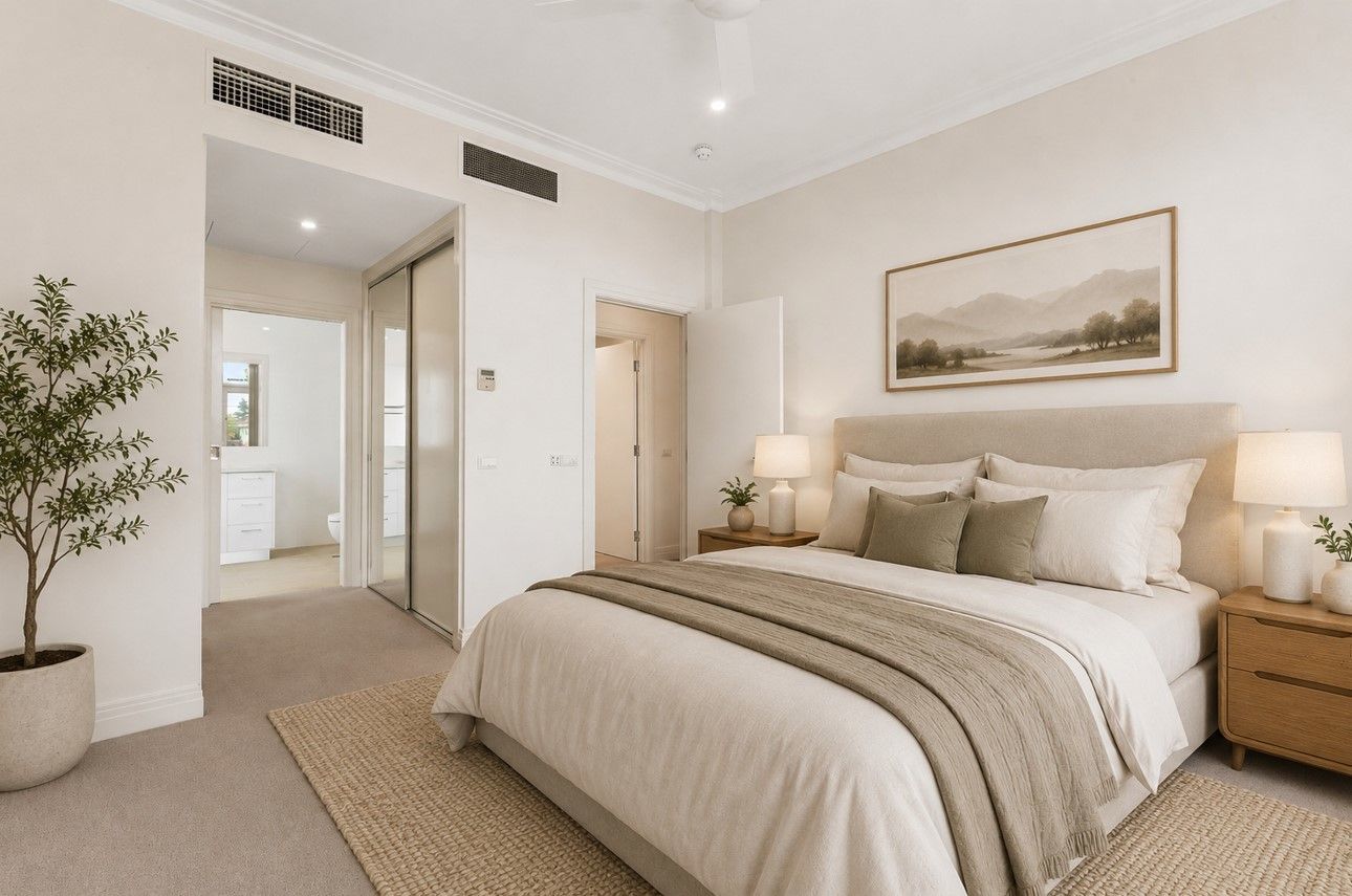 Stylish north-facing two-bedroom apartment!