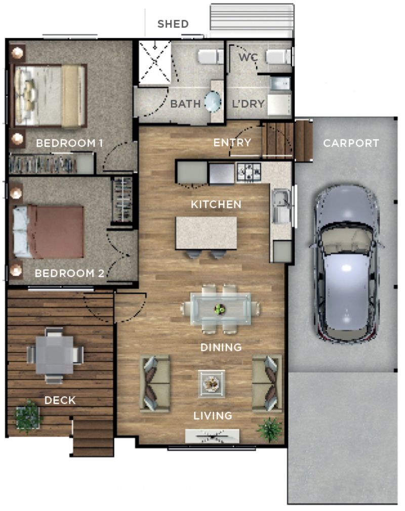 ENJOY A MODERN NEW HOME for $285,090