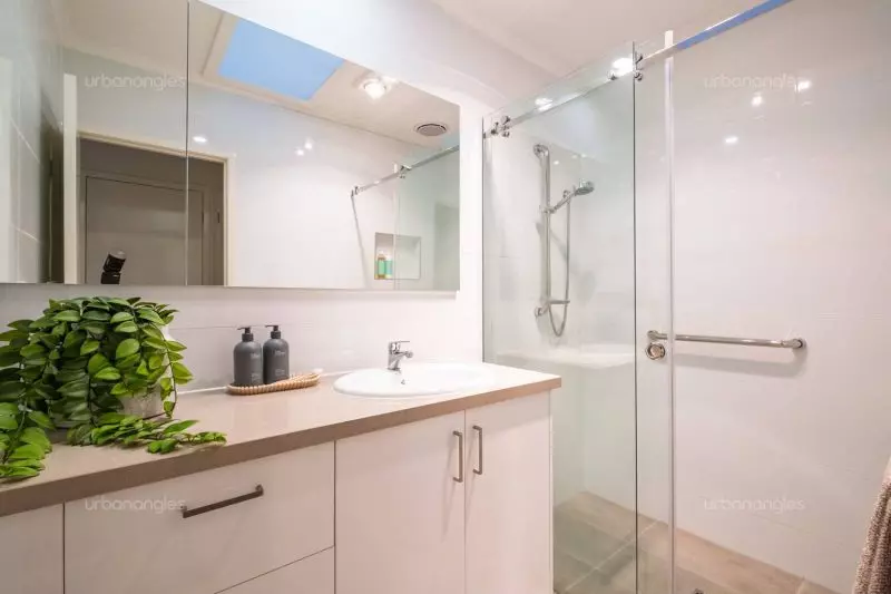 Exclusive two-bedroom villa featuring a pristine backyard