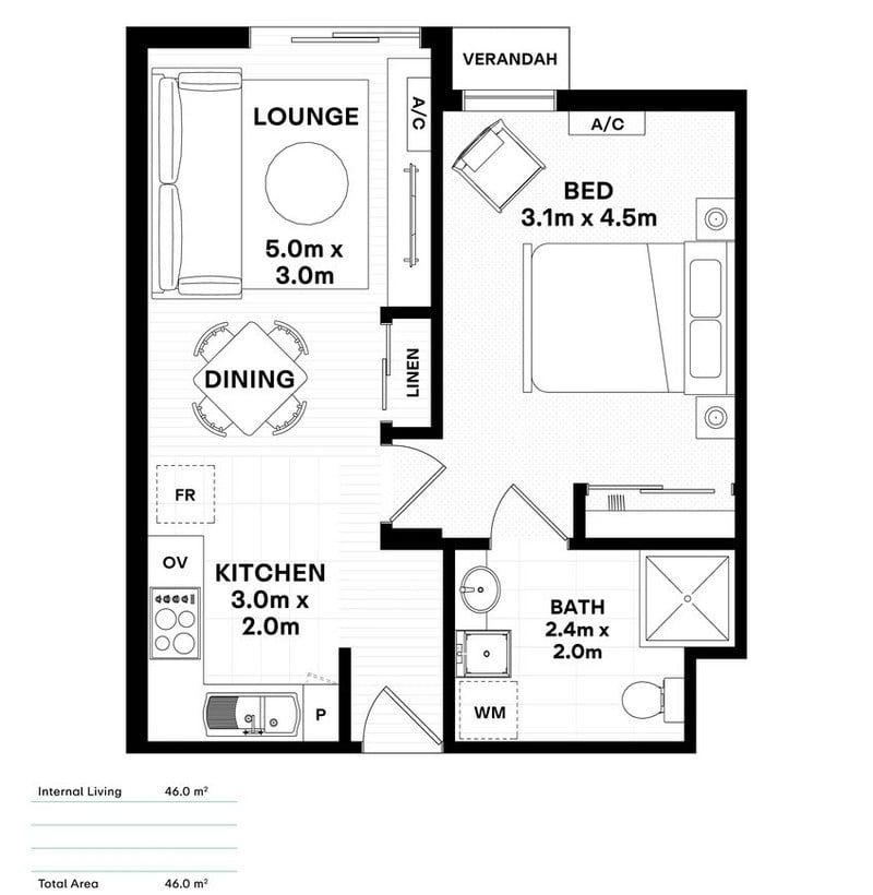 Light-Filled Ground Floor Apartment with Lift Access