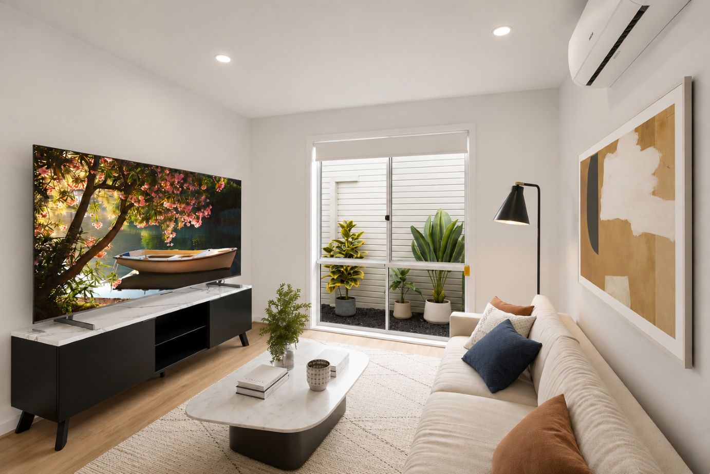 Welcome to The Mountaingum, where contemporary comfort meets effortless living. 