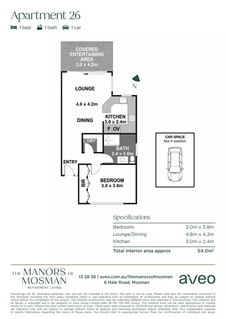 Secluded garden apartment with lush surroundings