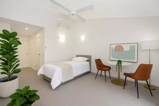 Chic Serviced Studio with Bush Outlook