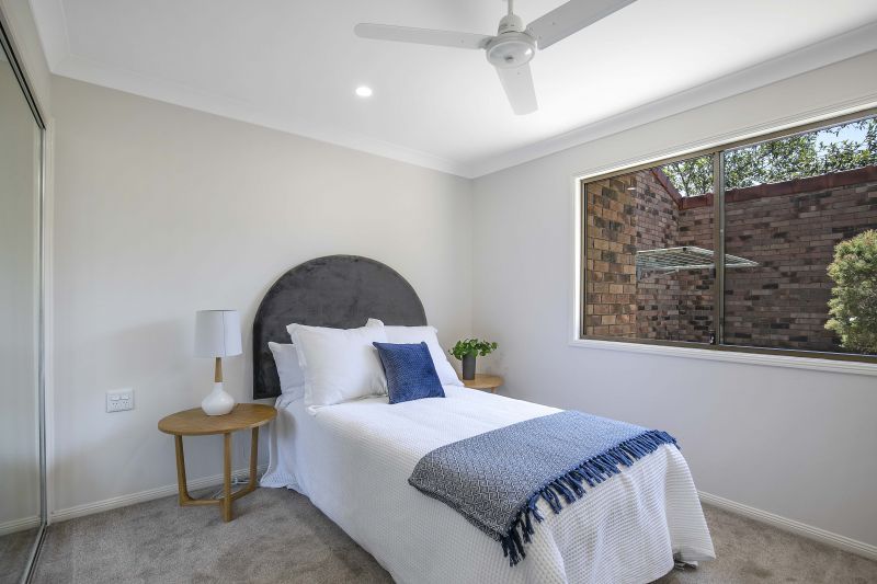 Two-bedroom villa with attached garage