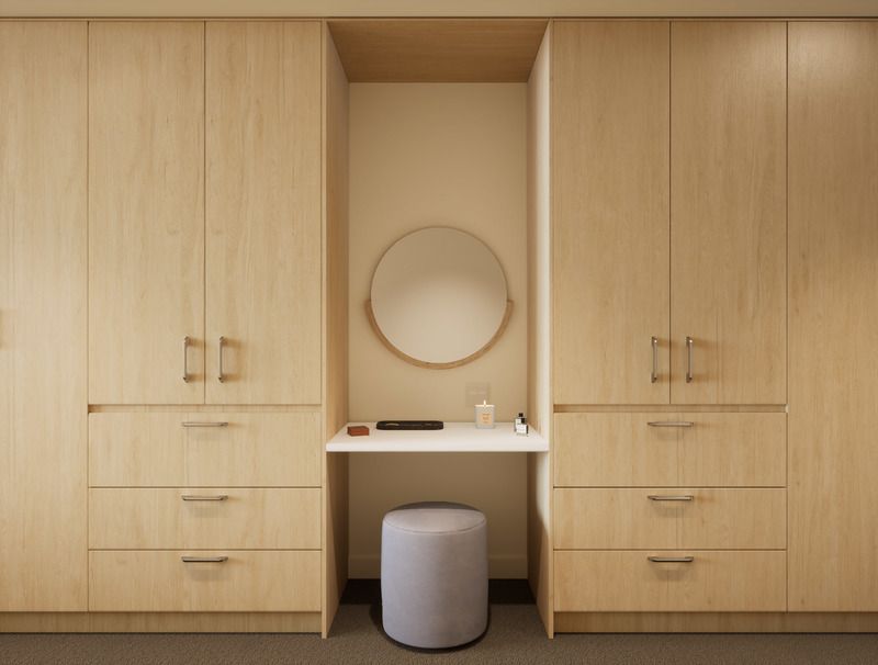 Spacious and modern one bedroom apartment