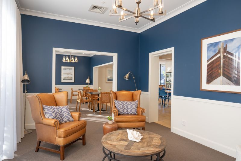 Top-Floor Living with Water Views