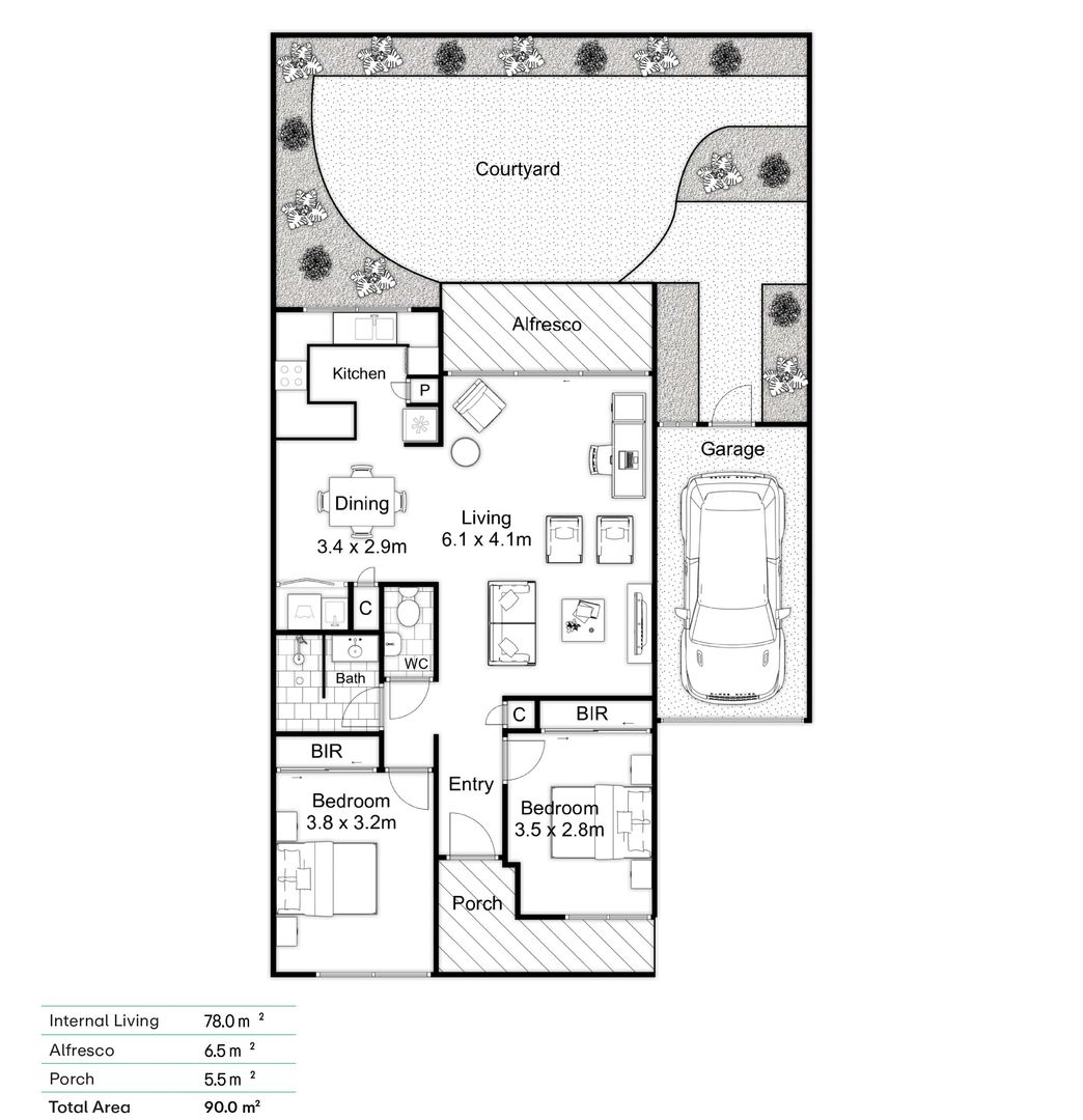 Quiet, Spacious, Exceptionally Positioned