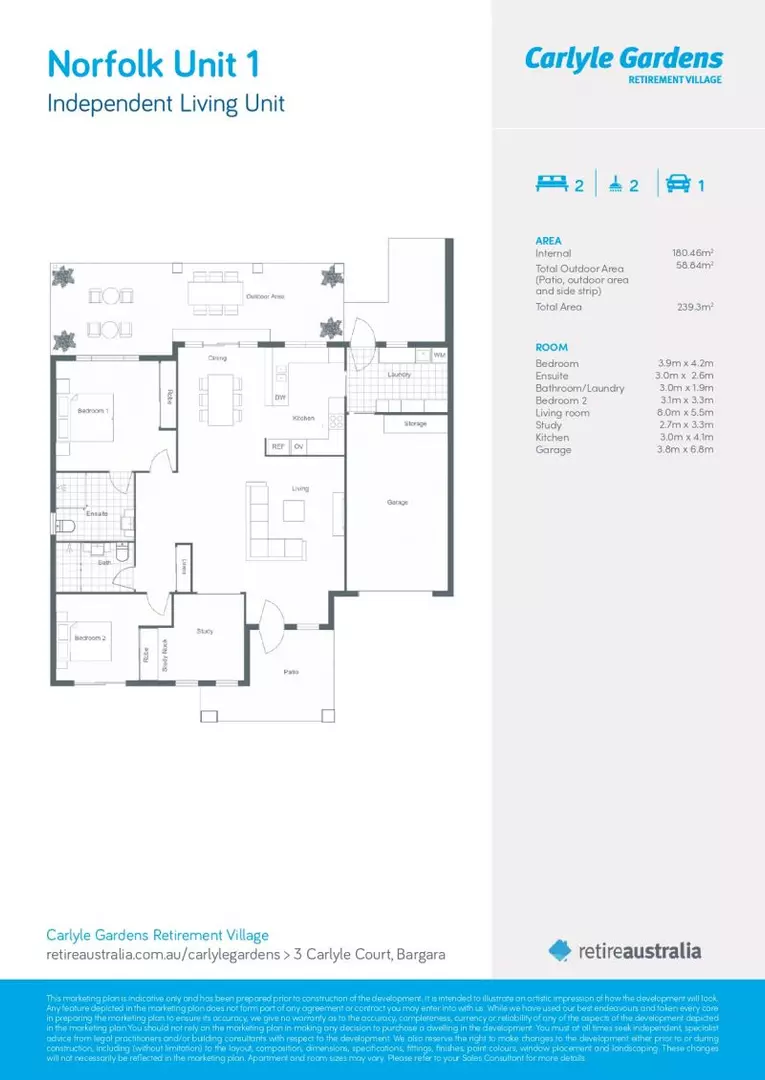 A spacious, newly built villa designed for comfort and relaxing