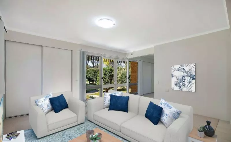 Modern spacious ground floor one bedroom unit