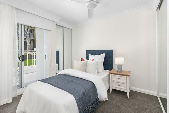 Stunningly refurbished one bedroom serviced apartment with separate bedroom and ensuite plus kitchenette and balcony