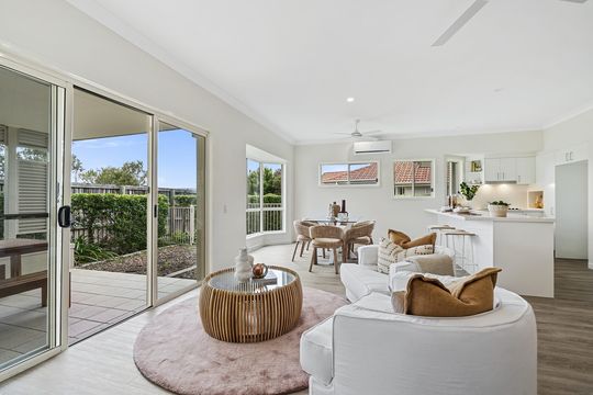 Spacious two-bedroom villa with study and private outdoor retreat