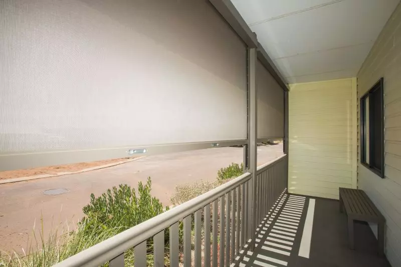 Open plan living situated on a large, elevated block.