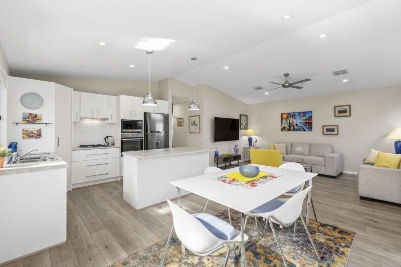 Bright Two Bedroom Home with Study - 6 years old, located to the rear of the village in a quiet area.