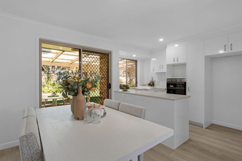 Light-filled, two-bedroom villa under renovation