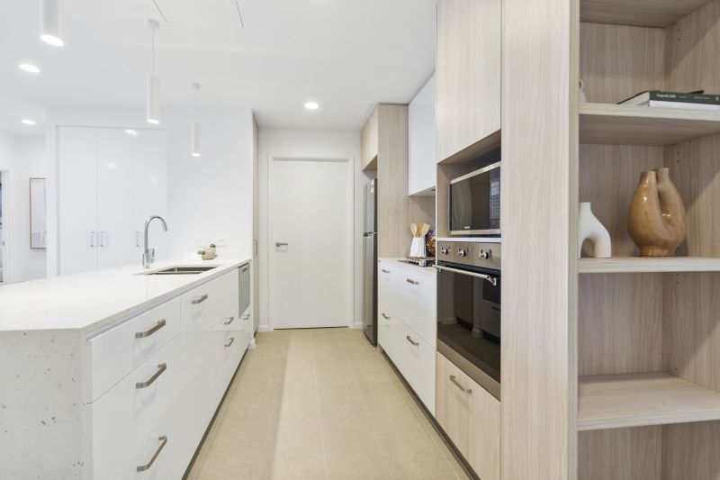 East-facing, two-bedroom apartment with a peaceful nature reserve outlook