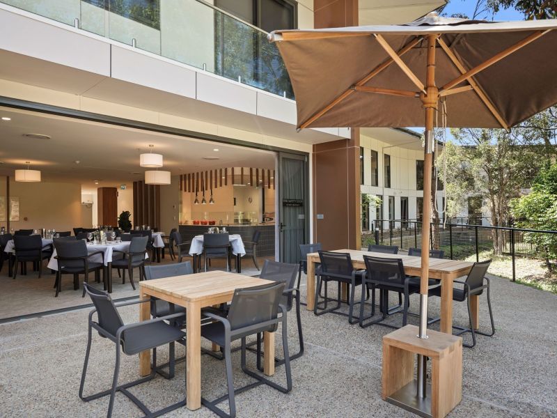 Ground floor apartment with outdoor courtyard.