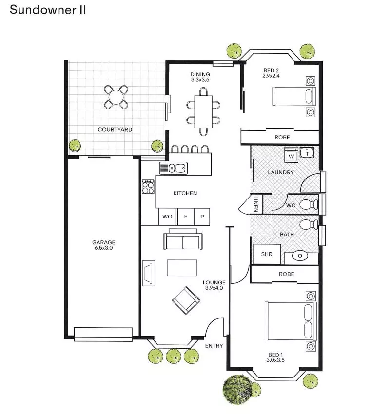 Refreshed, Modern Garden Villa