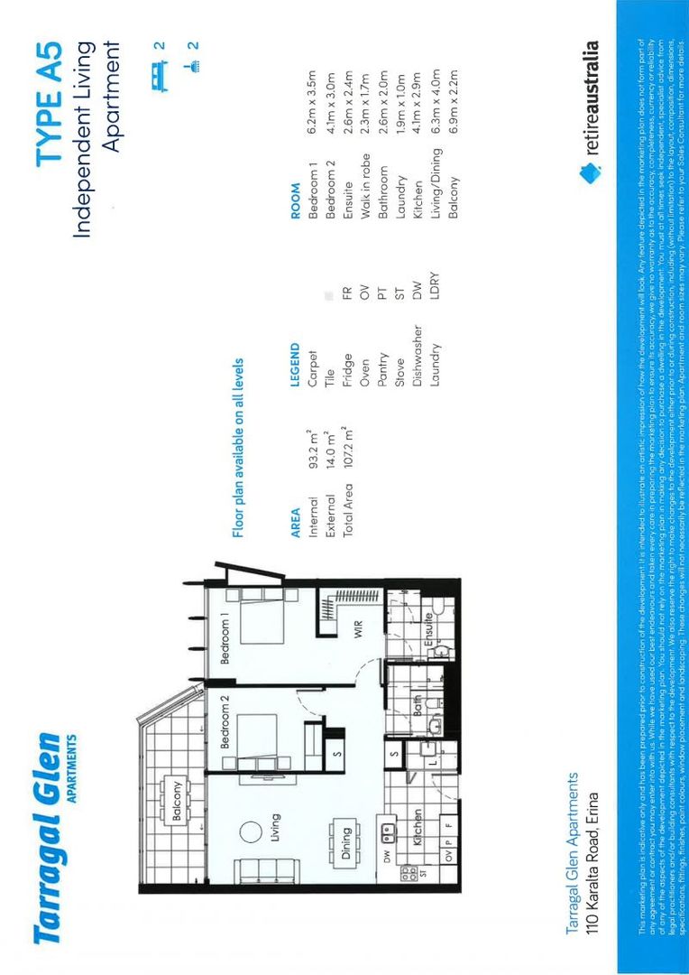 View inspiring, top floor corner apartment