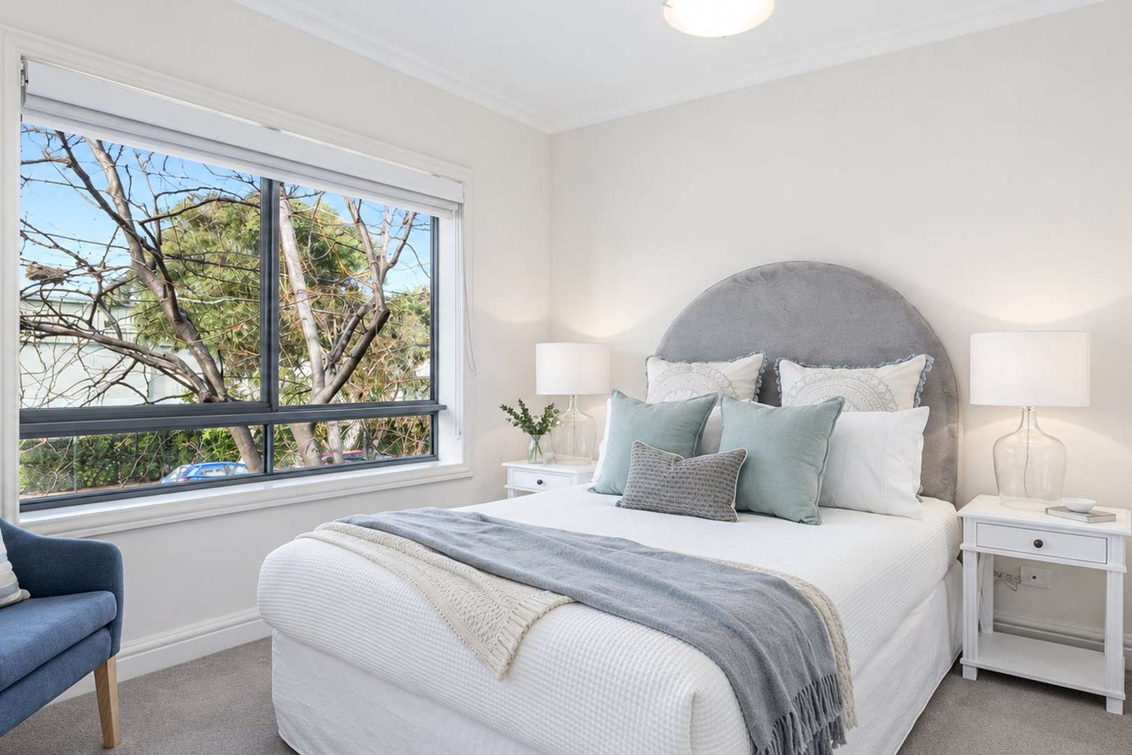 Spacious one-bedroom apartment with large private balcony